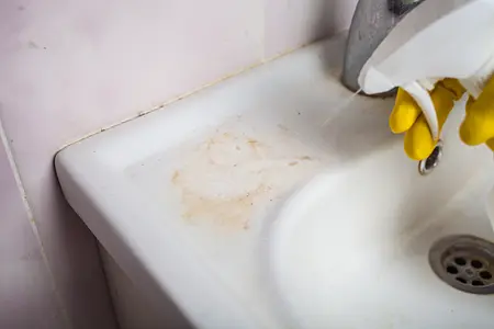 How to Remove Hard Water Stains from Toilets and Sinks